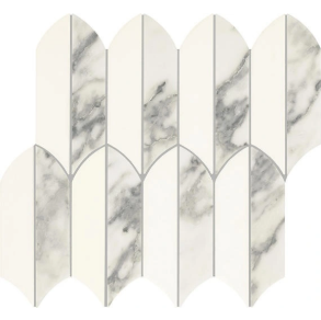 Arabescato Argento Blend Feather - stone tile